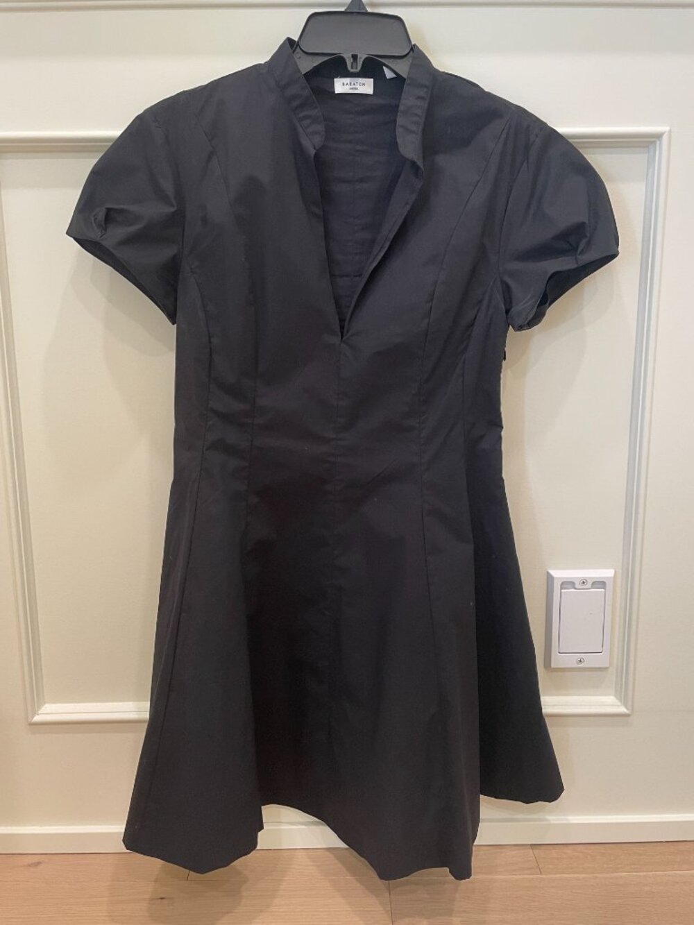 Aritzia Babaton Intro Poplin Dress (Size 4) in Black - Picture 7 of 7